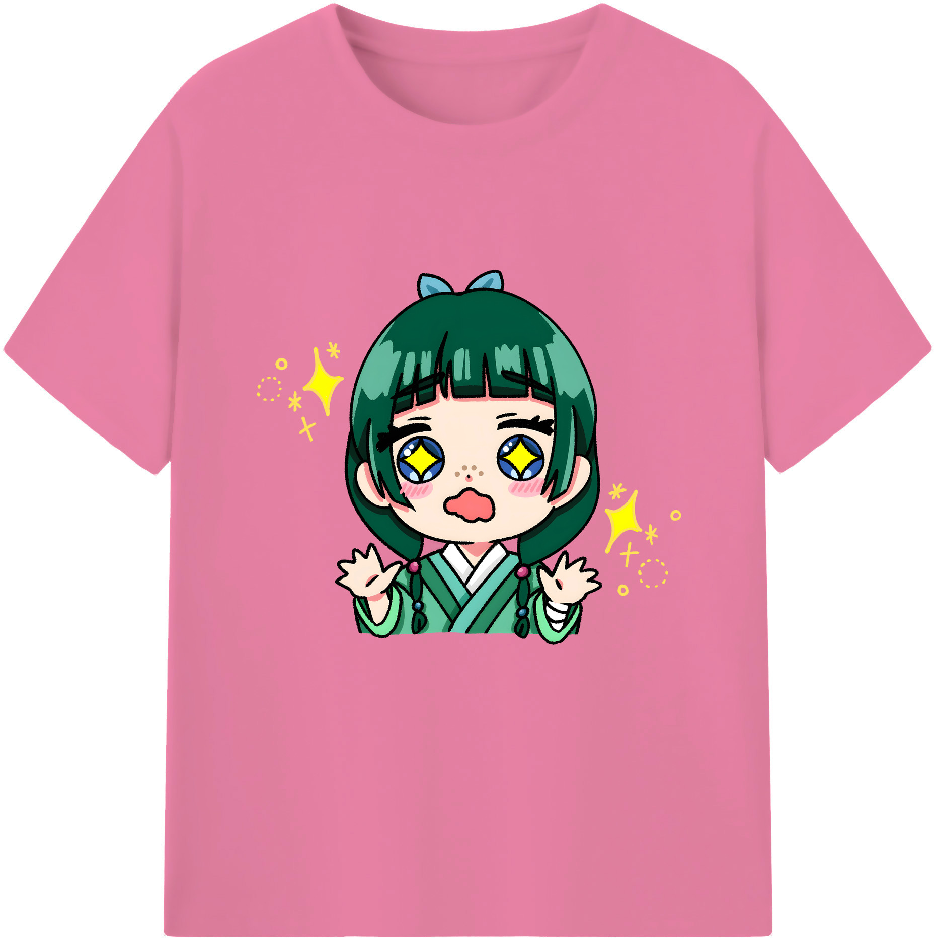 （画像用） 薬屋のひとりごと The Apothecary Diaries 綿100％半袖Tシャツ（フロントプリント）